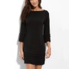 Classic black dress with sleeves