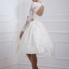 Lace short wedding dresses