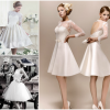 Short wedding dress vintage
