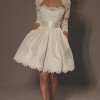 Short wedding dresses with color