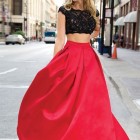 Red and black prom dresses 2022