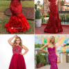 Red prom dresses 2023 plus size
