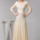 Long sleeve special occasion dress