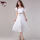 Long white dress casual
