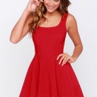 Red cute dress