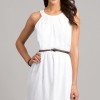 Short casual white dresses