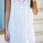 White casual dresses for women