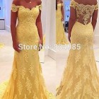 Yellow special occasion dresses