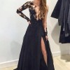 Black lace prom dresses 2019