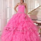 Pink quinceñera dresses