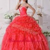 Quinceanera dresses coral pink