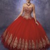 Quinceanera dresses red and gold
