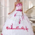 Quinceanera dresses white and red
