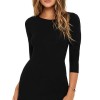 Simple tight black dress