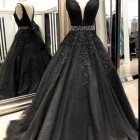 Black long prom dresses 2020