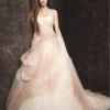 Pale pink wedding dress vera wang