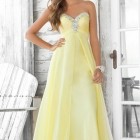 Yellow dress for women
