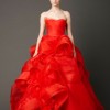 Red vera wang gown