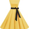 Retro yellow dress