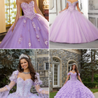 Purple quinceanera dresses 2023
