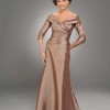Champagne mother of bride dress