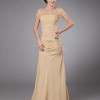 Champagne mother of the bride long dresses