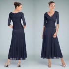 Dresses for mother of the bride tea length