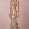 Gold mother of the bride gowns