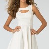 Short white casual dresses