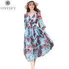 Summer floral dresses with sleeves