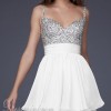 White formal dresses short