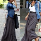 Casual long skirts