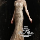 Elegant gold dress