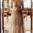 Gold wedding dresses 2019