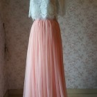 Long skirt for wedding