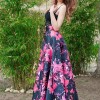 Flower maxi skirt