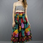 Hawaiian maxi skirt