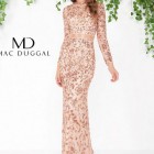 Mac duggal gold dress