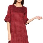 Red frock for womens