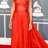 Rihanna red dress grammys 2022