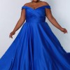 Royal blue prom dresses 2022 plus size
