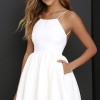White dress homecoming