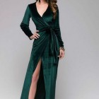 Velvet dress fashion