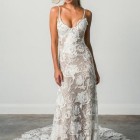 Lace covered wedding dresses