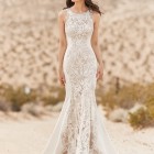 Wedding dresses fitted lace