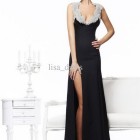 Formal black evening gowns