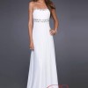 Long white ball gown