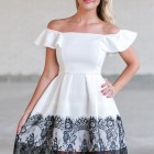 Black and white frock
