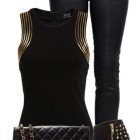 Black gold outfit