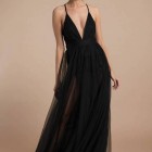 Black maxi gown